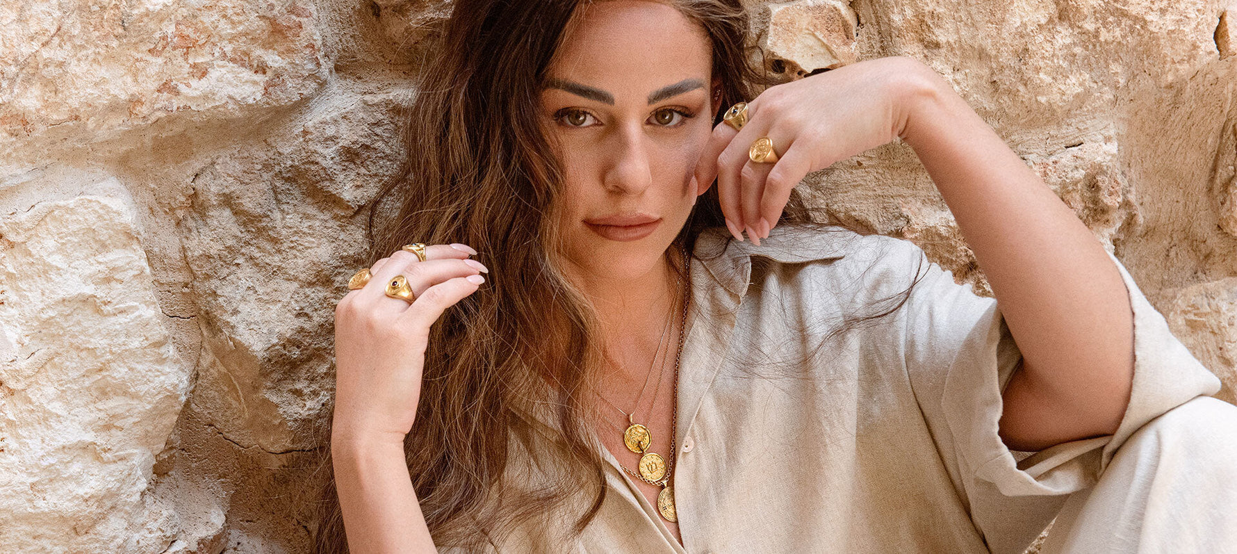 Dorin Or modeling for Sages & Souls spiritual jewelry brand — דורין אור מדגמנת עבור מותג התכשיטים הרוחני 