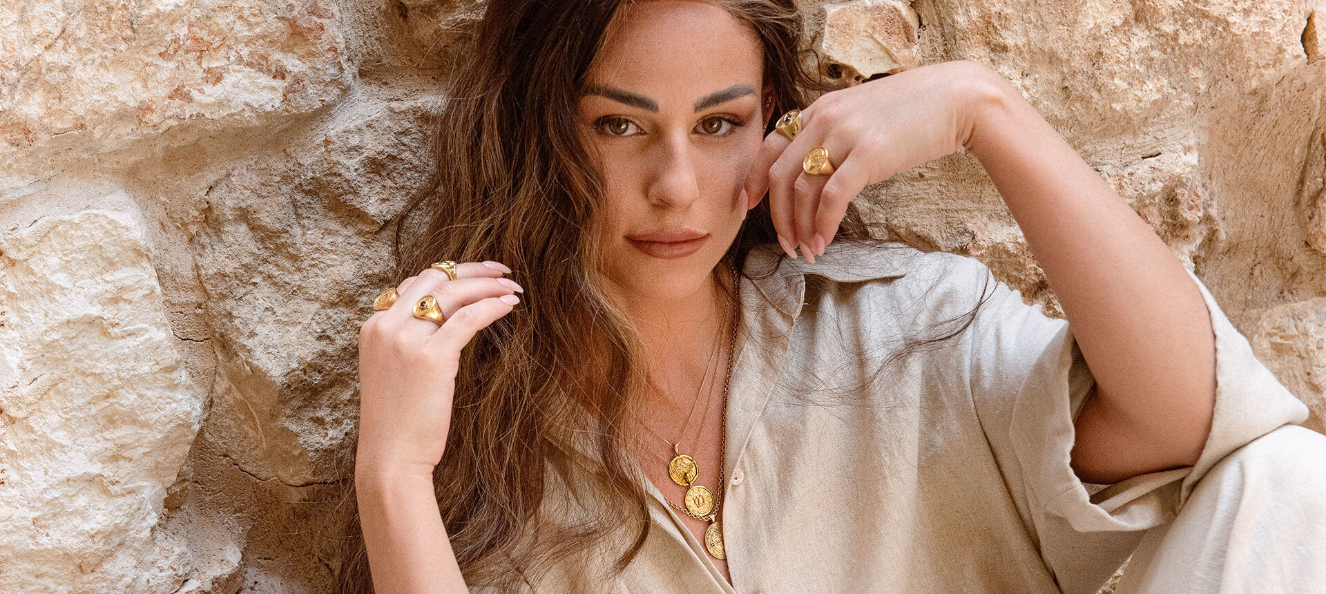 Dorin Or modeling for Sages & Souls spiritual jewelry brand — דורין אור מדגמנת עבור מותג התכשיטים הרוחני 