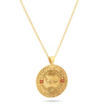 Samech Aleph Lamed pendant front view on white