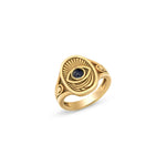 Studio shot of Window to the Soul Ring, highlighting band and curvature